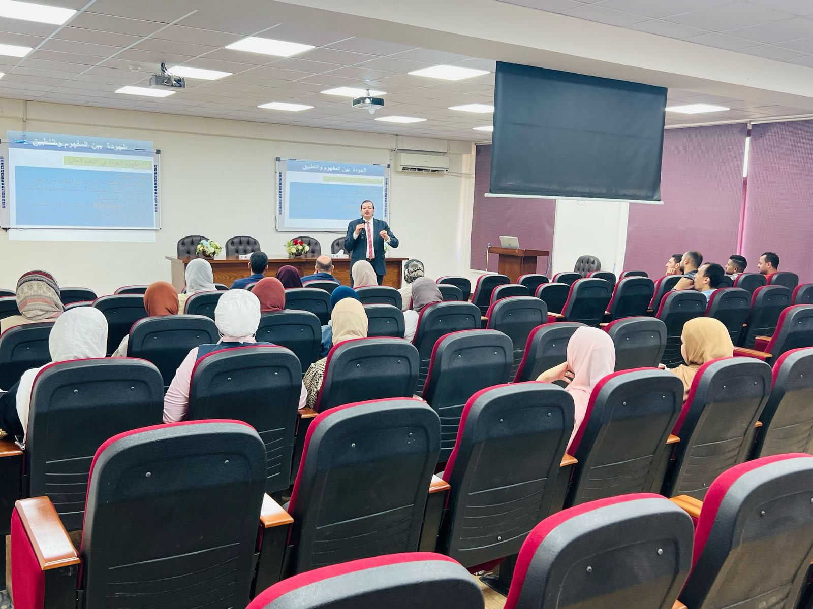 ورشة عمل للجهاز الإدارى بجامعة الدلتا التكنولوجية 