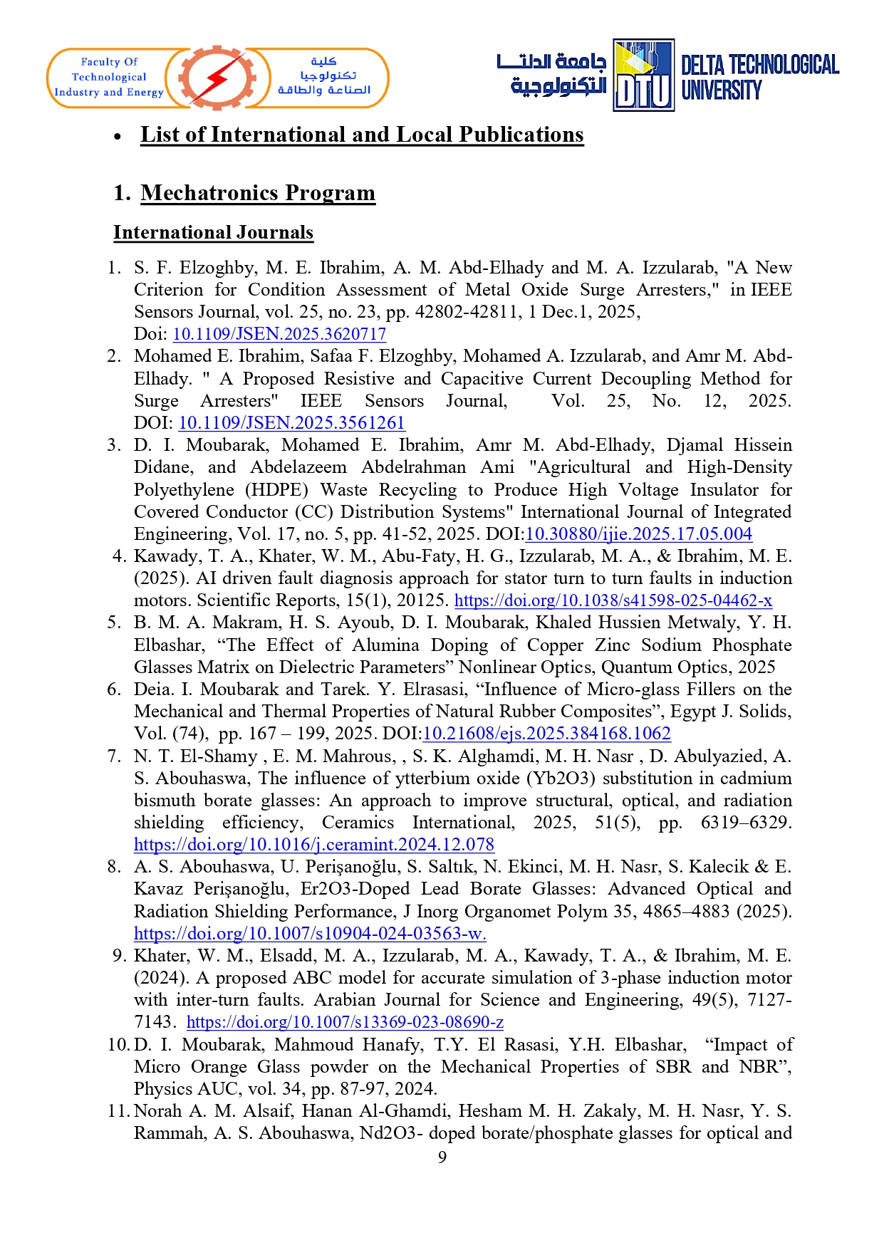 List of Publications DTU page 0009